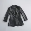 Women's Leather Genuine Jacker Women Autumn 2023 Sheepskin Coat Female Black Jacket Spring Jaqueta Feminina Gxy46