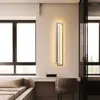 Vägglampa nordisk dubbelram modern enkel kombination strip armatur för vardagsrum sovrum trappa veranda bakgrund ljus