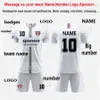 Outdoor T-Shirts Children Football Jersey Set Men Boy Custom Soccer Uniform Outfit Kids School College Team Club Professional Training Clothes 230817