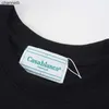 T-shirt maschile Palma verde T-shirt Casablanca Black White Men Women Stirie Sum