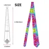 Bow Ties Tie Dye Coldie Unisexe Slim Polyester 8 cm Coul Colore étroit pour les hommes ACCESSOIRES ACCESSOIRES CRAVAT