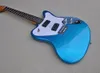 Guitarra elétrica azul brilho da mão esquerda com captadores Humbuckers personalizáveis