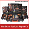 Decoratieve objecten Figurines huishouden multifunctionele hardware tool combinatie set voertuig onderhoud elektrische boor impact toolbox 230816