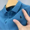 Herrpolos Hazzys Shirt Summer High End Business Casual Sports Polo Quality Short Sleeve Tshirt Tops Tees 230817