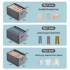 Opbergdozen Bins sterker voor garderobe kleding Organisator broekbox met PP Board Folding Clothing Organisatoren 230817