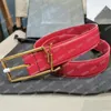 Women Smooth Leather Belts Designer New Cassandre Hasp Belt Mens Fashion Jeans Waistband Lady Dress 3cm Width ys Belts Ceintures Pour Femmes