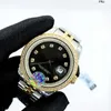 Rolaxs Watch Womens Relógios Diamante 4136mm Mens Automático 31mm28mm Mulher Quartzo com Caixa Safira Relógios de Pulso Impermeáveis Full Aço Inoxidável Luxo Yca