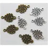 Charms 200pcs/lot pavão charme de liga pingente de jóias retrô diy chaveiro antigo para brincos de pulseira 19x12mm entrega de queda encontre dhoiq