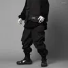 Men's Pants Fashion Techwear Jogger Black Streetwear For Men