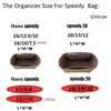 Çanta Sıralama Çanta Yaşam Aksesuarları Nano 20 Kuşak Ekle Bag Organizatör Makyaj El çantası Seyahat Depolama Organizatör İç Çanta Kozmetik Tuvalet Çantaları 2023 Fermuarı