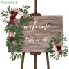 Andere evenementenfeestje Leveringen Wedding Arch Artificial Flowers for Decoration Flower Swag en Semi Sheer Chiffon Table Runner Floral Ceremony 230816