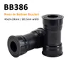 BB386 Bicycle Bottom Stackt Cuscinetto sigillato 46x24mm 86,5 mm Asse centrale Pressa in MTB Mountain Road Bike set BB BB