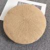 2023 Nuovi berretti Beretti Beret Silk Beret Brengata British Straw Straw Miorted Cappone Artista Maglie Summer Mesh Bud Hat