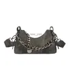Hobo -märkesdesigner Denim Women's Shoulder Bag Casual Chain Crossbody Bag Hobos Handbag HKD230817