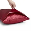 Pillow Case Standard/Queen case Cover Satin Hair Beauty case Comfortable Case Home Decor Covers Cushions HKD230817