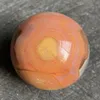 Dekorativa figurer 161g Natural Crystal Ball Ocean Jasper Sphere Rock Decoration Rough Polished Quartz Stone Healing