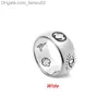 Bands Anneaux pour hommes Designer femme anneaux Doubleg Shape Silver Couples Ring Version High Quality Spot Wholesale Luxury Bijoux Z230817