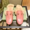 Designer muli slipper women moafers sandals vera sandali in pelle cavalcata mezza trascinamento di principi in metallo maschi in mezzo da uomo allevatore 01