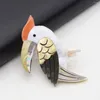 Broches fofos moda conchas splicing birds broch