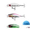 Iscas de iscas 1pcs Minnow Fishing Lure 4m2.7g Topwater Hard Isce Wobbler Jig Crank Carp Bass Pesca Tackle Drop Drop Delive Dhezj