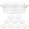 Bowls Transparent Gift Case Beef Cubes Clear Holder Candy Container Containers Sweets