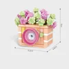 Bloki Kreatywne i interesujące zabytkowe aparat Flower Bonsai Desktop Dekoration Bloks Butie B Toys Prezenty R230817