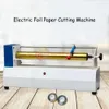 Máquina elétrica de estampagem a quente, 700mm, folha dourada, cortador de papel, filme de folha, bronzeamento, máquina de corte de papel