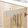 Hooks 5 Iron Sprayspace Free Punching Door Behind Bathroom Black Hook Bedroom Storage Hanger Creative Rack