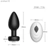 Anale speelgoed vibrerende plug anaal sex speelgoed vibrator externe bediening prostaat massager met diamant hkd230816