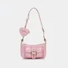 Evening Bags Fashion Kawaii Lolita Shoulder Bag Women PU Leather Candy Color Sweet Cute Crossbody With Coin Purse Handbags Wallet 230817