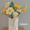 Blokken geassembleerde bouwstenen Bloem Kleine deeltjes Flower Bouquet Girls 'geschenken R230817