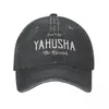 Bollmössor Yahusha Jesus Messias Christian Baseball Stuff Classic Distressed Cotton God Casquette Headwear Summer Dad Hat