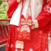 Geschenkverpackung Messenger Bag Red Envelope Money Packet Chinesische Pakete Tasche Jahr s