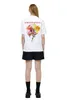 Erkek Tişörtleri Wooyoungmi Koreli Baskı T-Shirt Kadınlar Wym Lüks Tasarımcı Yaz Kelebek Büyük Boy Moda 2023 Street Giyim Tişört