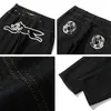 Jeans masculinos 2023 moda ropa cão impressão de cachorro homem folga calças de hip hop y2k roupas pretas de luxo de luxo calça de jeans pantalon homme 230816