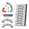 False Eyelashes LEKOFO 3 Magnetic False Eyelashes With Tweezers 3D Natural Faux Cils magnetique Mink Lashes Magnetic lashes Eye Lashes Set HKD230817