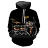 Heren Hoodies Sweatshirts Y2K -stijl Hoodie Mooie drum 3D -printen Hoodie Men en Women Fashion Autumn and Spring Leisure Sweatshirt 230815