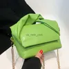 Hobo 2022 Designer Femmes Pu Leather Crossbody Sacs Bodage New Fashion Lady Green White Yellow Sac à main décontractée Small Sacs à rabat HKD230817