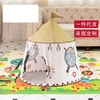 Tenda per bambini bidiano per bambini Castello della principessa portatile 123116 cm Leone indiano Bambini Teepee Play Fence Birthday Gift Game 230816