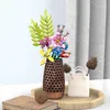 BLOCKS Byggnadsblock Flower Lavender Chrysanthemum Rose Simulation Plant Bouquet Potted DIY Assembled Brick Children's Toy Girl Gift R230817