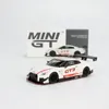 طائرة Modle Mini GT 1 64 Scale Nissan Gtr Nismo Racing Car Model 230816