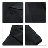 Erkek Suitler Siyah Baskılı Çiçek Düğün Men için Klasik Stil 3 Parça 3 Parça Smokin Balo Yemeği Partisi Man Takım Pantolonlu Ceket Yeleği