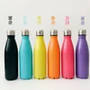 17oz colored stainless steel cola shape bottle with lid cup double wall vacuum insulated cup portable water bottle Olkaw