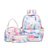 School Bags FashionThree Sets Of Shoulder Waterproof Leisure Ladies Backpack Beautiful Printing Schoolbag Travel Bag 230816