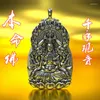 Hanger kettingen duizend overhandigde guanyin rat inheemse boeddha heren ketting teken