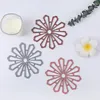 Table Mats Sell Multi-function Coasters Thick Flower Shape Heat-resistant Silicone Anti-slip Kitchen Utensils