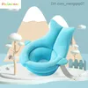 Bañera de baños asientos de baby shower estera de bañera anti -slip bolso de malla de malla asiento de soporte de asiento de asiento plegable alfombra de cuerpo suave y cómoda Z230817