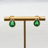 Charm Classic Crystal Droplet Earrings for Luxury Charms Colorful Ear Studsファッションジュエリーパーティーギフト230817