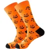 HBP halloween socks 5pcs fashion socks Halloween mens skeleton pumpkin Socks Party Funny Holiday Versatile luxury designer socks for mens womens US(7-12)EU(36-45) sell