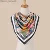 Sarongs Fashion Silk Sclves Women 2023 New Twill Drivf Tourism Decorative Sunscreen Shawl Live Wholesale Z230817